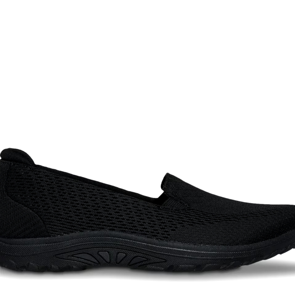 NWT Skechers Women's Reggae Fest Willows Black Slip-On Shoes 9.5 - Picture 3 of 11